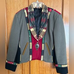 Coloratura wool jacket
